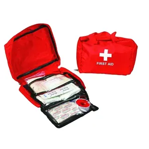 First aid emergency kit for outdoor adventure