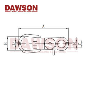 Mousqueton à gâchette en acier inoxydable, fermoir mousqueton, quincaillerie pour sacs à main - Product Image 2