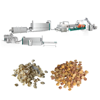 Nouvelle ligne de production de protéines de riz automatique, extrudeuse de nuggets de soja, hachoir à viande, protéines de soja texturées, certifiée CE ISO