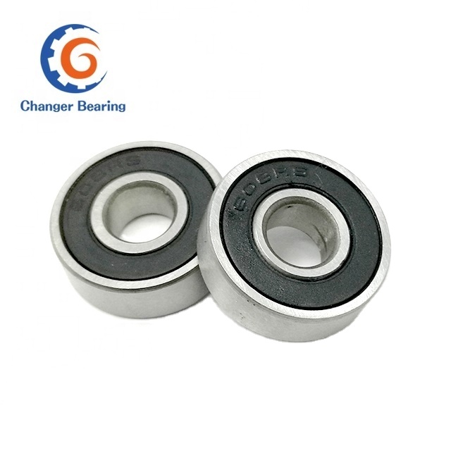 608 mang 608RS 608-2rs 8x22x7mm con dấu cao su Chrome thép bóng mang rodamientos