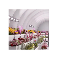 Chambre froide mobile Stockage froid mobile pour fleurs et plantes fraîches Structure à membrane gonflée à air