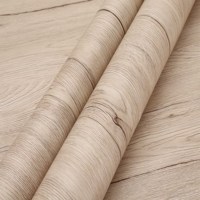 Sustrato de PVC texturas de madera en relieve película de decoración interior de PVC superficie protectora panel de puerta prensa lámina de melamina para panel de acero