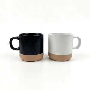 Taza de Café de Cerámica Blanca y Negra de 350 ml a Precio de Fábrica, Apta para Alimentos, Apta para Microondas y Lavavajillas, Bonita Taza de Regalo Empresarial con Logotipo Personalizado - Product Image 2