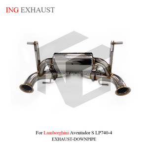 ระบบท่อไอเสียสเตนเลส ing สำหรับรถแลมโบกินีอเวนทาดอร์ LP740-4 LP700-4 LP750-4 <span class=keywords><strong>V12</strong></span> svj 6.5พร้อมท่อวาล์ว - Product Image 5