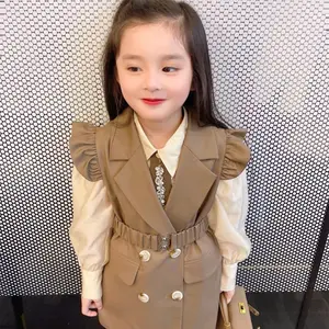 Traje de manga larga de viento dulce para niña, traje de 2 piezas, pantalones, Otoño, gran oferta