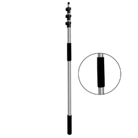 Poteau d'extension télescopique de 3.3 à 13 pieds avec pointe en métal pour le nettoyage des vitres du rouleau de peinture du changeur d'ampoule