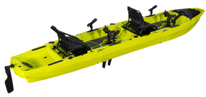 Kayak à pédales modulaire en plastique HDPE à coque détachable en 3 sections de <span class=keywords><strong>14</strong></span> pieds, kayak à pédales solo tandem pour la pêche - Product Image 5