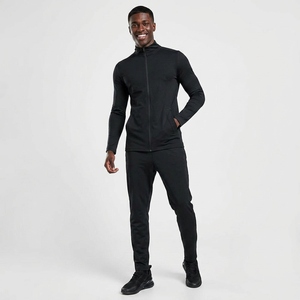 Conjunto Deportivo de Color Contrastante para Hombre, Corte Regular, para Entrenamiento, Correr, Chaqueta Cortavientos, Ropa Deportiva de Gimnasio, Lavado Ácido, 100% Algodón - Product Image 1