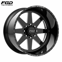 Jantes forgées FGD 8x170 8x180 à déport profond, alésage personnalisé 20*10 20*12 20*14, en alliage forgé pour F-250 / F-350 Super Duty