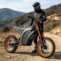 Moto électrique E Moto 60 km/h, 3 vitesses, moteur central, 5000 W de puissance, batterie lithium 60 V 22,5 Ah, moto tout-terrain pour adultes
