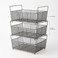 Panier de rangement pour vaisselle en fer pour évier de cuisine et support de rangement pour articles de toilette de salle de bain