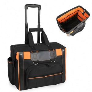 BSCI Factory BSCI factory Custom OEM 600D Polyester Easy Carry <b>Tool</b> Storage Bag <b>Tool</b> Bag <b>Trolley</b> Rolling <b>Tool</b> Bag - Product Image 2