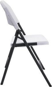 Heavy Duty <b>Plastic</b> Folding <b>Chair</b> with Iron Frame for Indoor Outdoor Wedding Party Restaurant Meeting Room Patio Garden - Product Image 2