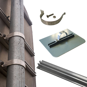 Tùy Chỉnh Thép Chống Quay Sửa Chữa Clip Trượt Đường Ray Nhôm Đăng Bài Chân Đế - Product Image 1