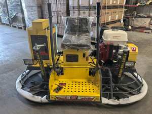 مجرفة أرضية خرسانية قوية من الإسمنت من الإسمنت طائرة هليكوبتر خرسانية تعمل بالبنزين مجرفة طاقة خرسانية للركوب - Product Image 5