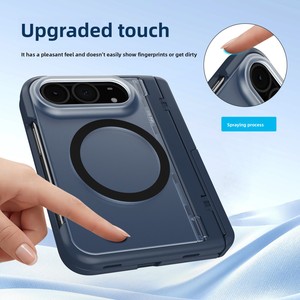โรงงานฮวนมินนำเสนอเคสโทรศัพท์แบบพับได้สำหรับ iPhone 18 Ultra พร้อมดีไซน์ผิวด้านแบบฟรอสต์และขาตั้งแม่เหล็กสำหรับอุปกรณ์ของ Apple - Product Image 3