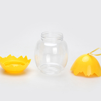 Boîte de sélection de taille, bouteille transparente, stockage du corps, bocaux en plastique, bidons avec couvercles pour bonbons