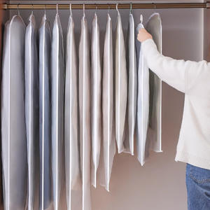 Hot Sale <strong>Garment</strong> <strong>Bag</strong> Clothes Dust Cover <strong>Dress</strong> <strong>Wedding</strong> Organizer Hanging Waterproof <strong>Garment</strong> <strong>Bag</strong> Storage Clear Suit <strong>Bag</strong> - Product Image 2