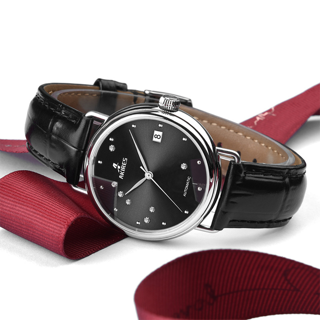 Wrist Men Silver Ladies Watch Luxury Women Stainless Steel Watch Mechanical