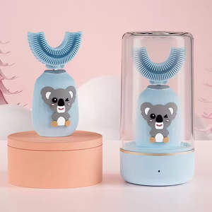 Brosse à dents électrique sonique pour adultes, rechargeable, ABS, étanche IPX7, 360 degrés, en forme de U, mignonne et douce - Product Image 6