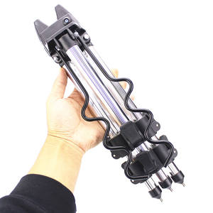 <span class=keywords><strong>Support</strong></span> de <span class=keywords><strong>canne</strong></span> à pêche rétractable <span class=keywords><strong>support</strong></span> de trépied télescopique en alliage d'aluminium pour cannes à pêche - Product Image 2