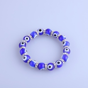 Bracelet religieux porte-bonheur pour femmes et hommes, bijou islamique, avec anneaux en cristal, extensible, 2021 - Product Image 3