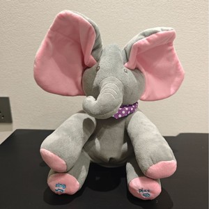 En gros, Jouets en peluche électriques musicaux en forme d'éléphant, avec yeux qui cachent et se révélent, chantants, pour cadeau de baby <span class=keywords><strong>shower</strong></span> - Product Image 3