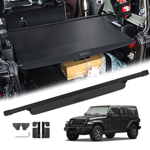 Retractable Trunk <strong>Cargo</strong> <strong>Cover</strong> for <strong>Jeep</strong> Wrangler JL 4 2018-2023 Custom Hot Sale Car Trunk Interior Accessories - Product Image 4
