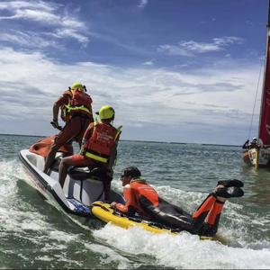 Slitta da slitta gonfiabile per salvataggio in acqua tavola rimorchiabile da sci per bagnini e squadre di emergenza - Product Image 1