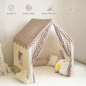 Tente de jeu pour enfants, tente de jeu intérieure pour enfants, jouets pour garçons et filles, petite maison, château de jeu extérieur pour tout-petits, château pour filles - Product Image 5
