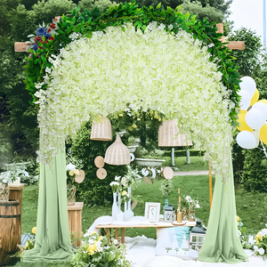 Artificial wisteria <b>flowers</b> fake <b>flowers</b> winding ceiling plastic vines string <b>flowers</b> plants - Product Image 1