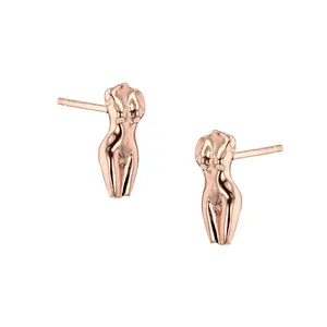 Gemnel Feminine Perfect Piece Jewelry Studs 925 Silver Custom Logo Earrings