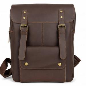 Trendy Genuine Leather Casual Unisex <b>Backpack</b> Spacious Main Compartment Strong Construction Comfortable Carry Design <b>Laptop</b> - Product Image 6