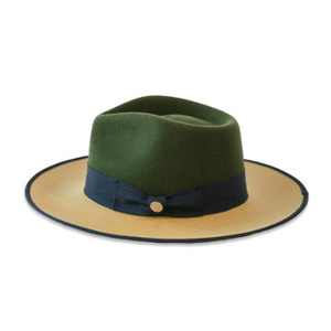 Retro British Style Wool Felt <b>Hat</b> <b>for</b> <b>Men</b> Women Two Tone Color Jazz <b>Fedora</b> <b>Hat</b> - Product Image 5