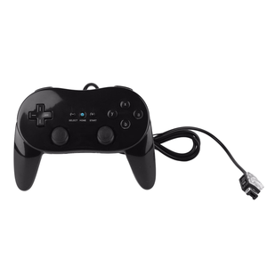 Manette de jeu filaire avec moteur de vibration, télécommande, manette de jeu, joypad pour <span class=keywords><strong>Wii</strong></span> Classic Pro, accessoires de jeu de deuxième génération - Product Image 1