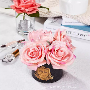 Hesshes Rose – Décoration florale parfumée pour intérieur, ornement d'aromathérapie en soie fait main, durée de vie de six mois à un an - Product Image 2