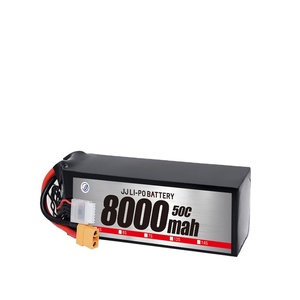 최신 고속 60C 8000mAh 22.2V 6S XT90 플러그 리튬 이온 배터리 팩 FPV 무인 항공기 살포 UAV 경주 용 자동차 보트 비행기 - Product Image 1