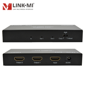 Répartiteur <span class=keywords><strong>HDMI</strong></span> 2.1 1x2 avec bande passante de 48 Gbit/s, prend en charge 8K60Hz, HDR10, EDID et fonction de réduction de résolution - Product Image 1