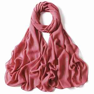 Wholesale Trendy Fashion Low Price Stylish Muslim Autumn Cotton Long <b>Chiffon</b> Hijab <b>Scarf</b> for Women - Product Image 3