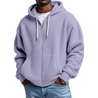 2025 nouveau Mode haute qualité conception Simple couleurs unies peut être personnalisé lâche sports et loisirs hommes sweat à manches longues