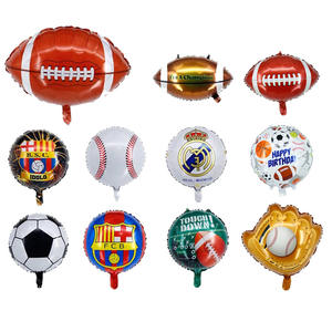 بالونات رياضية من رقائق الألومنيوم على شكل كرة قدم بالونات حفلات مايلر لعشاق الرياضة لحفلات التخرج وأعياد الميلاد - Product Image 2