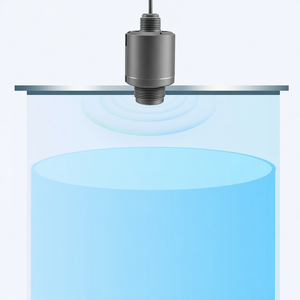 Capteur de niveau radar sans contact 80 GHz RS485 Modbus pour produits chimiques, eau et eaux usées - Product Image 1