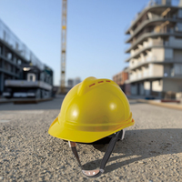 T108 Permeable "V" Diseño ABS/HDPE Venta caliente Precio de fábrica Casco DE SEGURIDAD DE CONSTRUCCIÓN