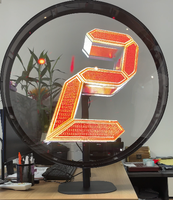 Ventilateur d'hologramme 3D super haute résolution de 56cm avec support de bureau réglable couvercle de Protection détachable projecteur holographique 3D