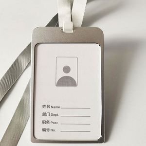 High Quality Wholesale Fashion Aluminum Alloy Business <b>Card</b> Holder Office Working <b>Card</b> Ribbon 3 (7.62cm) <b>Thickness</b> 1mm Custom - Product Image 6