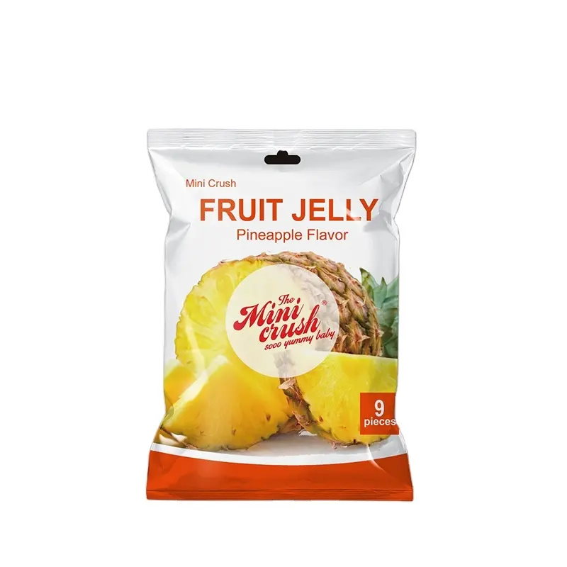 MINIC RUSH JELLY Bestseller auf dem bolivia nischen Markt! 15g Mini Plastik becher Frucht geformte Gelee Süßigkeiten in Beutel sortiert