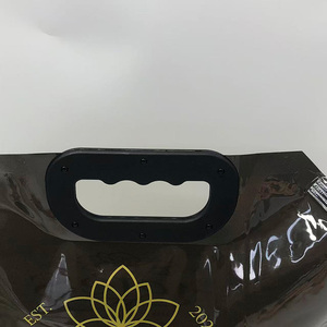 Bolsa de Plástico PE Negra Brillante de Seguridad con Impresión Personalizada, a Prueba de Fugas, con Boquilla y Asa para Líquidos Químicos - Product Image 3