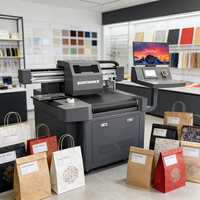Machine d'Impression à Passage Unique pour Sacs en Papier avec Alimentation Automatique, Imprimante Simple pour Boîtes en Carton Ondulé avec 1 Tête d'Impression HP