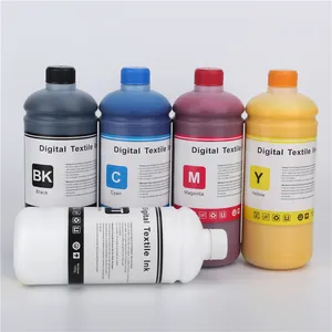 1000ml pro Dtg textile pigment printing ink for epson digital inkjet machine printers L565 F2100 to clothes