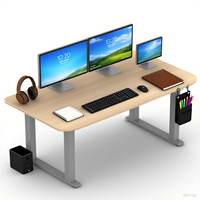 Bureau assis-debout robuste et solide, bureau intelligent à quatre pieds, bureau électrique réglable en hauteur, bureau debout pour la maison et le bureau